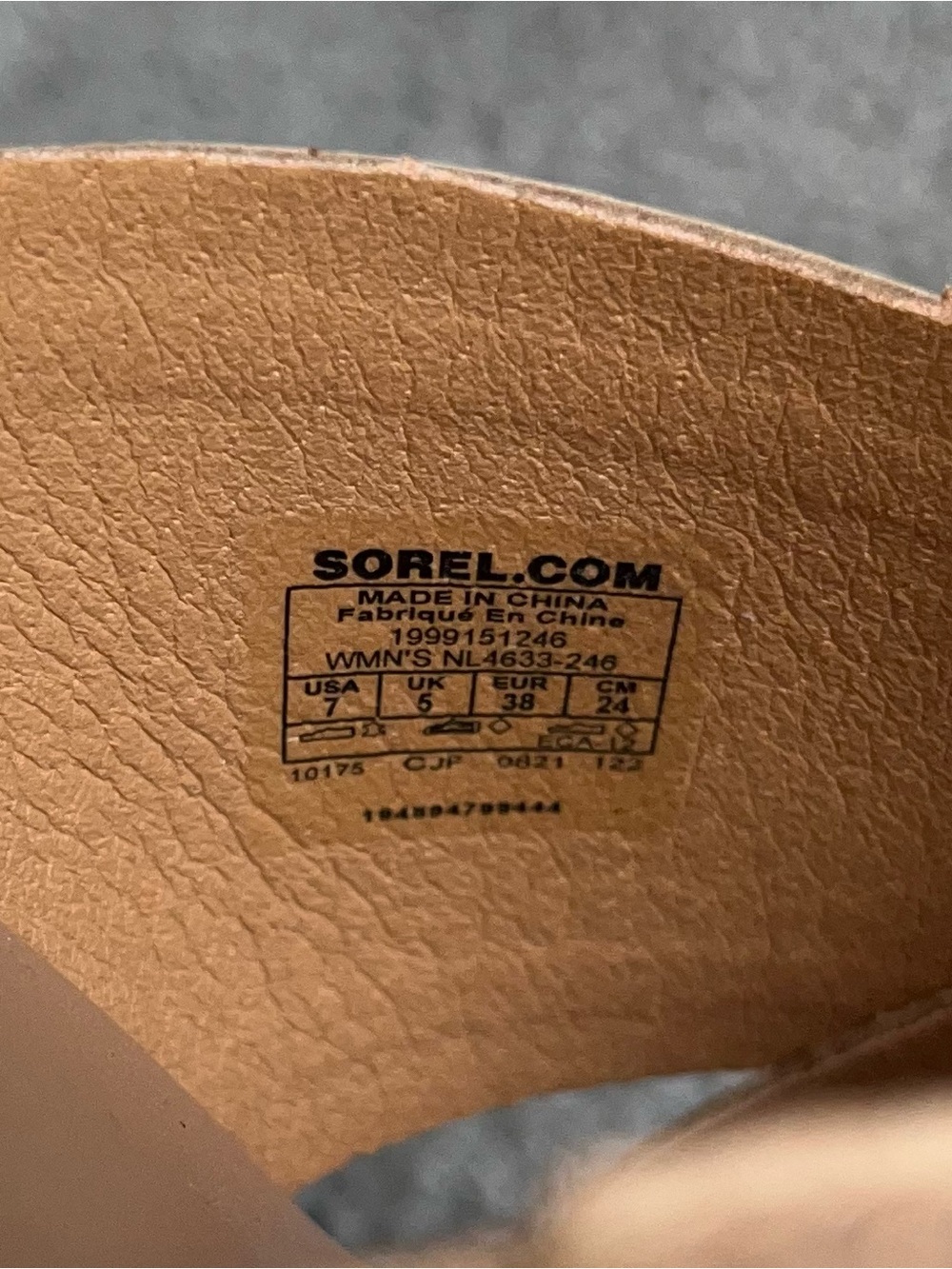 NWOB Sorel Women’s Cameron Flatform Mule Sandal Size 7 - Picture 5 of 8